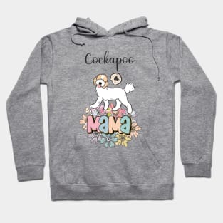 White and Apricot Cream Golden Cockapoo Mama 5 Hoodie